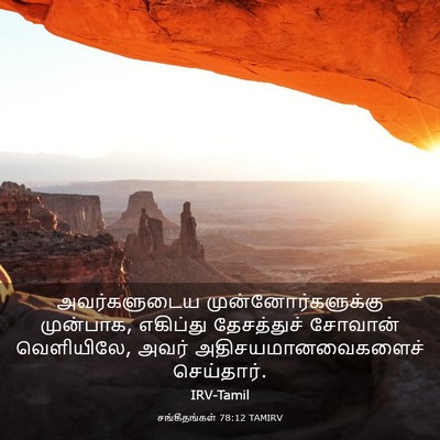 Picture 03 - சங்கீதங்கள் 78:12 TAMIRV - அவர்களுடைய - Bible Verse Picture