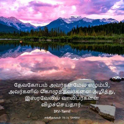 Picture 03 - சங்கீதங்கள் 78:31 TAMIRV - தேவகோபம் - Bible Verse Picture
