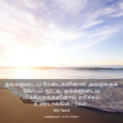 Picture 03 - சங்கீதங்கள் 78:58 TAMIRV - தங்களுடைய - Bible Verse Picture