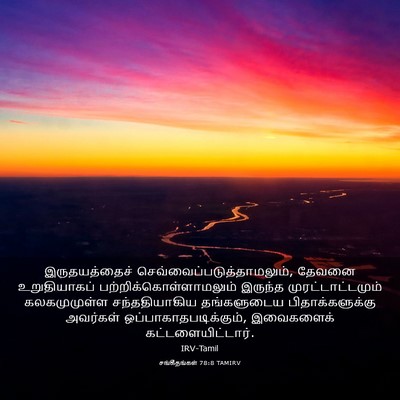 Picture 03 - சங்கீதங்கள் 78:8 TAMIRV - இருதயத்தைச் - Bible Verse Picture