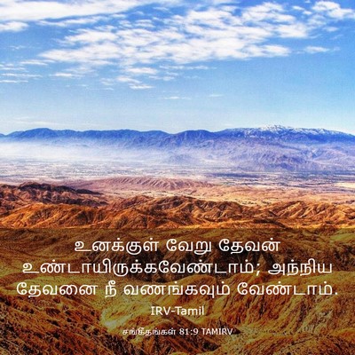 Picture 03 - சங்கீதங்கள் 81:9 TAMIRV - உனக்குள் வேறு - Bible Verse Picture