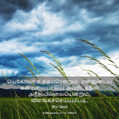 Picture 03 - சங்கீதங்கள் 92:14 TAMIRV - யெகோவா - Bible Verse Picture