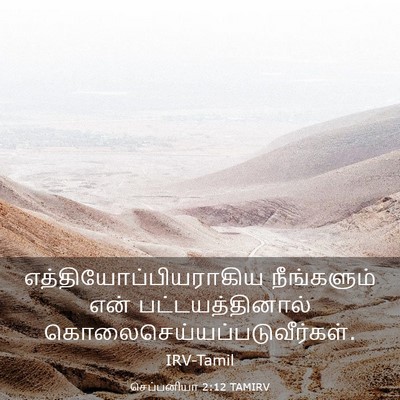 Picture 03 - செப்பனியா 2:12 TAMIRV -  - Bible Verse Picture
