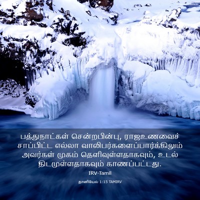Picture 03 - தானியேல் 1:15 TAMIRV - பத்துநாட்கள் - Bible Verse Picture