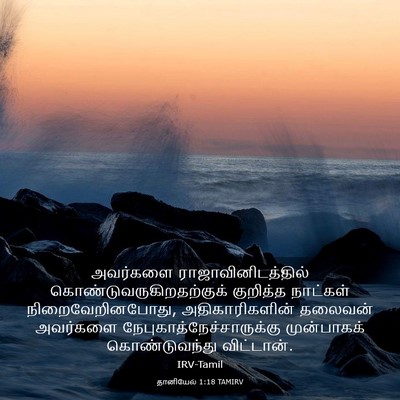 Picture 03 - தானியேல் 1:18 TAMIRV - அவர்களை - Bible Verse Picture