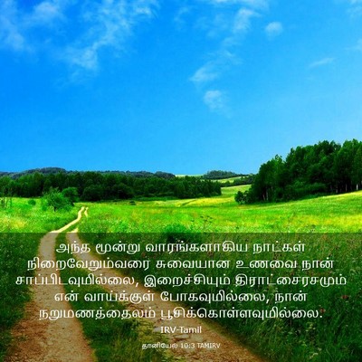 Picture 03 - தானியேல் 10:3 TAMIRV - அந்த மூன்று - Bible Verse Picture