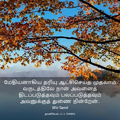 Picture 03 - தானியேல் 11:1 TAMIRV - மேதியனாகிய தரியு - Bible Verse Picture