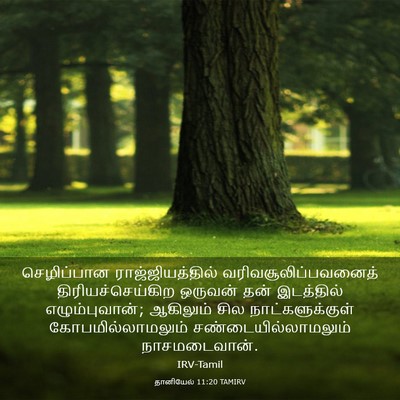 Picture 03 - தானியேல் 11:20 TAMIRV - செழிப்பான - Bible Verse Picture
