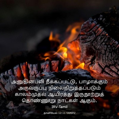 Picture 03 - தானியேல் 12:11 TAMIRV - அனுதினபலி - Bible Verse Picture