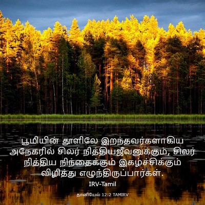 Picture 03 - தானியேல் 12:2 TAMIRV - பூமியின் தூளிலே - Bible Verse Picture