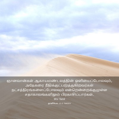 Picture 03 - தானியேல் 12:3 TAMIRV - ஞானவான்கள் - Bible Verse Picture