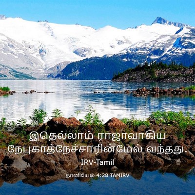 Picture 03 - தானியேல் 4:28 TAMIRV - இதெல்லாம் - Bible Verse Picture