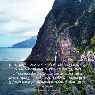 Picture 03 - தானியேல் 4:5 TAMIRV - நான் ஒரு கனவைக் - Bible Verse Picture