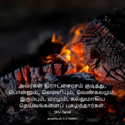 Picture 03 - தானியேல் 5:4 TAMIRV - அவர்கள் - Bible Verse Picture