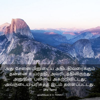 Picture 03 - தானியேல் 8:11 TAMIRV - அது சேனையினுடைய - Bible Verse Picture