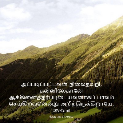 Picture 03 - தீத்து 3:11 TAMIRV - அப்படிப்பட்டவன் - Bible Verse Picture