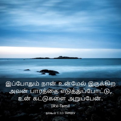 Picture 03 - நாகூம் 1:13 TAMIRV - இப்போதும் நான் - Bible Verse Picture