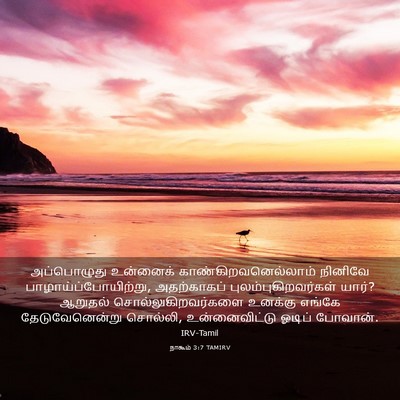 Picture 03 - நாகூம் 3:7 TAMIRV - அப்பொழுது உன்னைக் - Bible Verse Picture