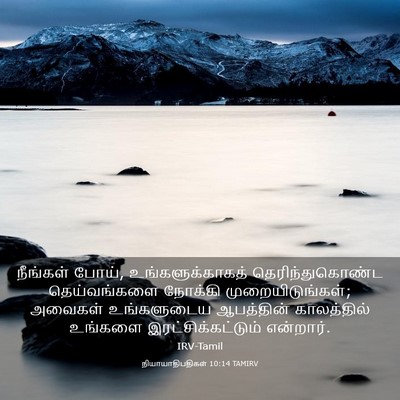 Picture 03 - நியாயாதிபதிகள் 10:14 TAMIRV - நீங்கள் போய், - Bible Verse Picture