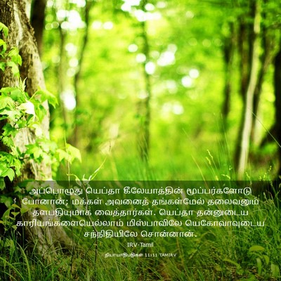Picture 03 - நியாயாதிபதிகள் 11:11 TAMIRV - அப்பொழுது யெப்தா - Bible Verse Picture