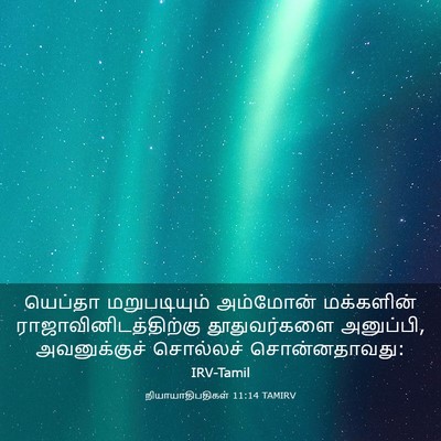 Picture 03 - நியாயாதிபதிகள் 11:14 TAMIRV - யெப்தா மறுபடியும் - Bible Verse Picture