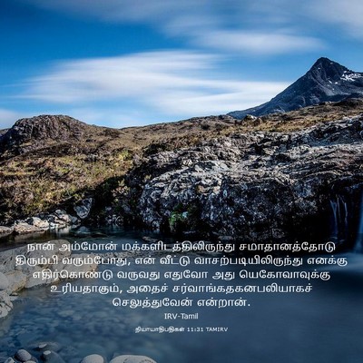 Picture 03 - நியாயாதிபதிகள் 11:31 TAMIRV - நான் அம்மோன் - Bible Verse Picture