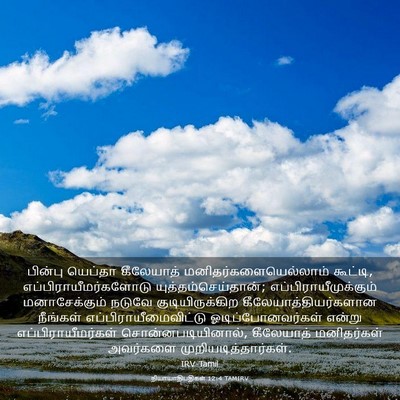 Picture 03 - நியாயாதிபதிகள் 12:4 TAMIRV - பின்பு யெப்தா - Bible Verse Picture