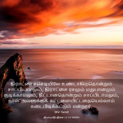 Picture 03 - நியாயாதிபதிகள் 13:14 TAMIRV -  - Bible Verse Picture