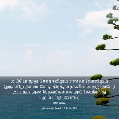 Picture 03 - நியாயாதிபதிகள் 18:11 TAMIRV - அப்பொழுது - Bible Verse Picture