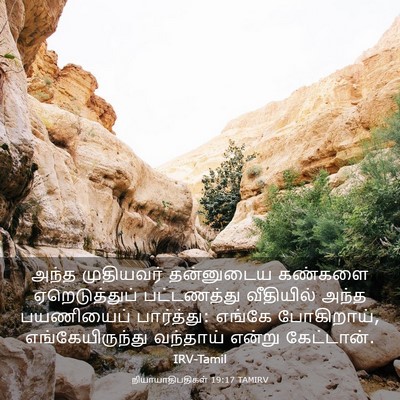 Picture 03 - நியாயாதிபதிகள் 19:17 TAMIRV - அந்த முதியவர் - Bible Verse Picture