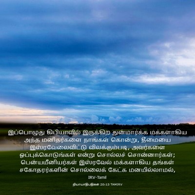 Picture 03 - நியாயாதிபதிகள் 20:13 TAMIRV - இப்பொழுது - Bible Verse Picture