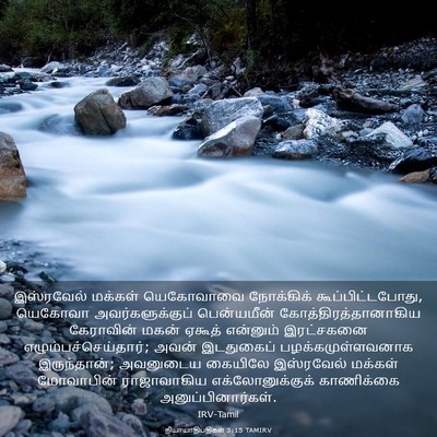 Picture 03 - நியாயாதிபதிகள் 3:15 TAMIRV - இஸ்ரவேல் மக்கள் - Bible Verse Picture