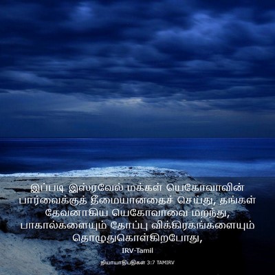 Picture 03 - நியாயாதிபதிகள் 3:7 TAMIRV - இப்படி இஸ்ரவேல் - Bible Verse Picture