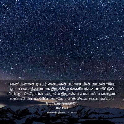 Picture 03 - நியாயாதிபதிகள் 4:11 TAMIRV - கேனியனான ஏபேர் - Bible Verse Picture