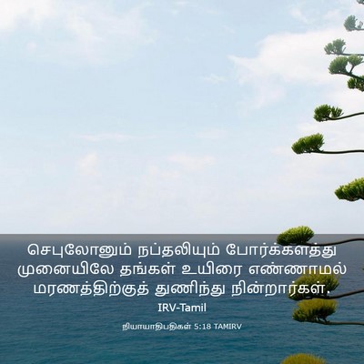 Picture 03 - நியாயாதிபதிகள் 5:18 TAMIRV - செபுலோனும் - Bible Verse Picture