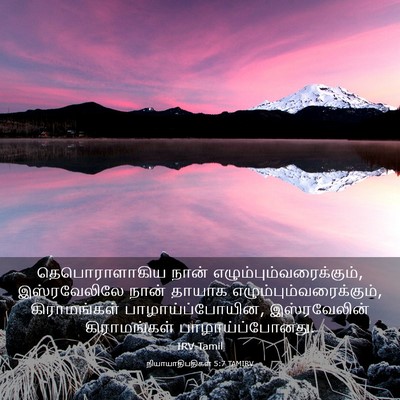 Picture 03 - நியாயாதிபதிகள் 5:7 TAMIRV - தெபொராளாகிய நான் - Bible Verse Picture