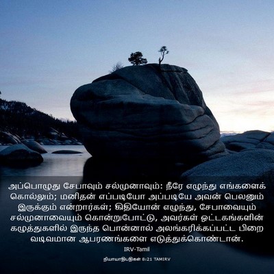 Picture 03 - நியாயாதிபதிகள் 8:21 TAMIRV - அப்பொழுது - Bible Verse Picture