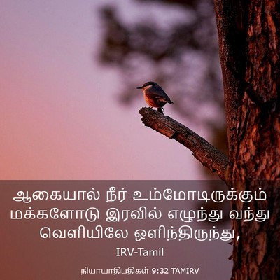 Picture 03 - நியாயாதிபதிகள் 9:32 TAMIRV - ஆகையால் நீர் - Bible Verse Picture