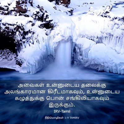 Picture 03 - நீதிமொழிகள் 1:9 TAMIRV - அவைகள் உன்னுடைய - Bible Verse Picture