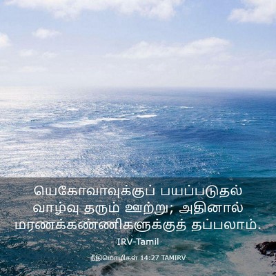 Picture 03 - நீதிமொழிகள் 14:27 TAMIRV - யெகோவாவுக்குப் - Bible Verse Picture