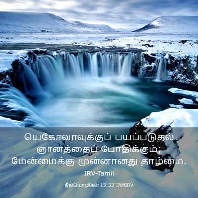 Picture 03 - நீதிமொழிகள் 15:33 TAMIRV - யெகோவாவுக்குப் - Bible Verse Picture