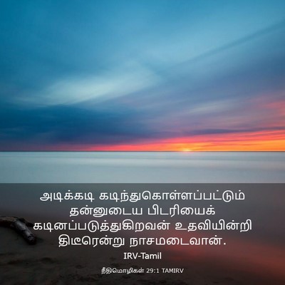 Picture 03 - நீதிமொழிகள் 29:1 TAMIRV - அடிக்கடி - Bible Verse Picture