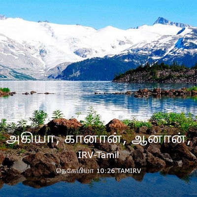 Picture 03 - நெகேமியா 10:26 TAMIRV - அகியா, கானான், - Bible Verse Picture