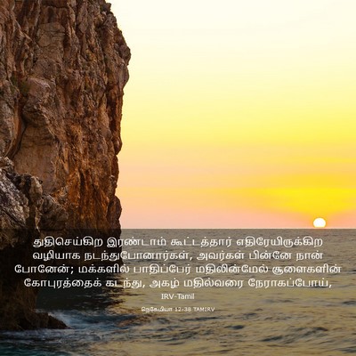 Picture 03 - நெகேமியா 12:38 TAMIRV - துதிசெய்கிற - Bible Verse Picture