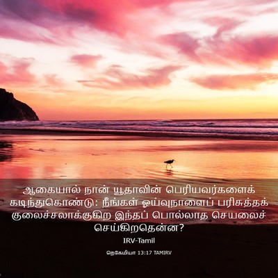 Picture 03 - நெகேமியா 13:17 TAMIRV - ஆகையால் நான் - Bible Verse Picture