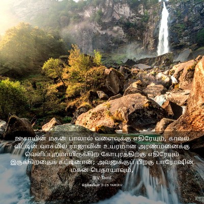 Picture 03 - நெகேமியா 3:25 TAMIRV - ஊசாயின் மகன் - Bible Verse Picture