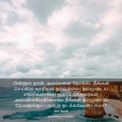 Picture 03 - நெகேமியா 5:9 TAMIRV - பின்னும் நான் - Bible Verse Picture