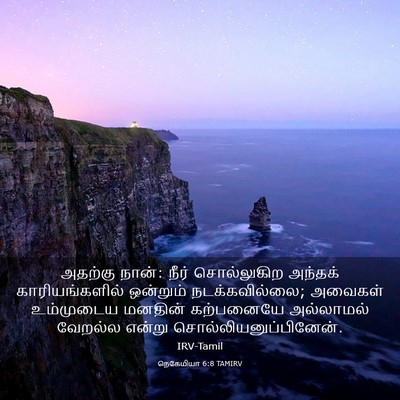 Picture 03 - நெகேமியா 6:8 TAMIRV - அதற்கு நான்: நீர் - Bible Verse Picture