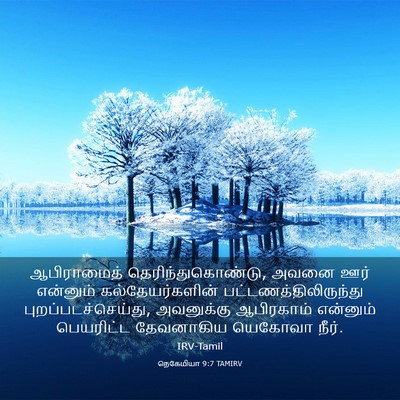 Picture 03 - நெகேமியா 9:7 TAMIRV - ஆபிராமைத் - Bible Verse Picture