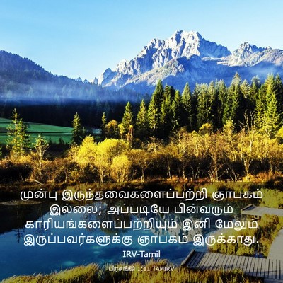 Picture 03 - பிரசங்கி 1:11 TAMIRV - முன்பு - Bible Verse Picture